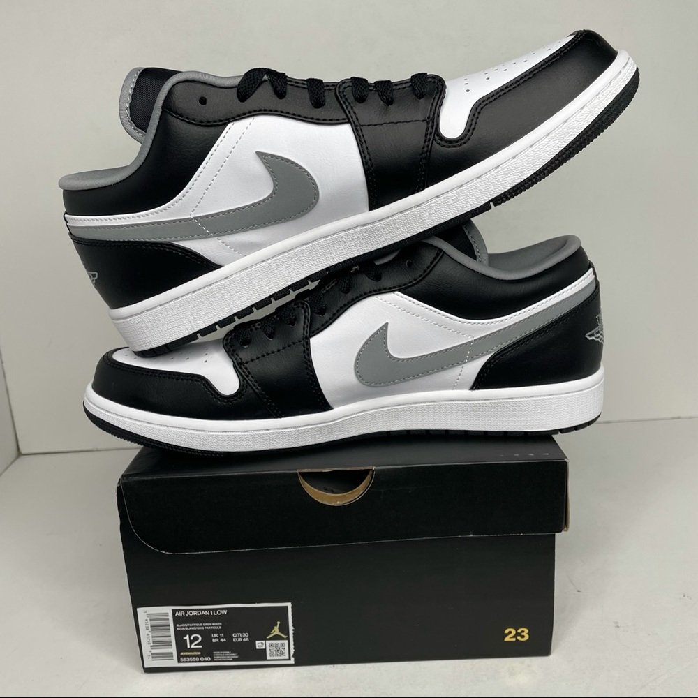 Nike Air Jordan 1 Retro Low “Medium Grey/Shadow” NEW 2021 - Picture 3 of 4